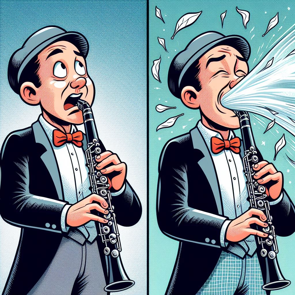 clarinet sneeze joke